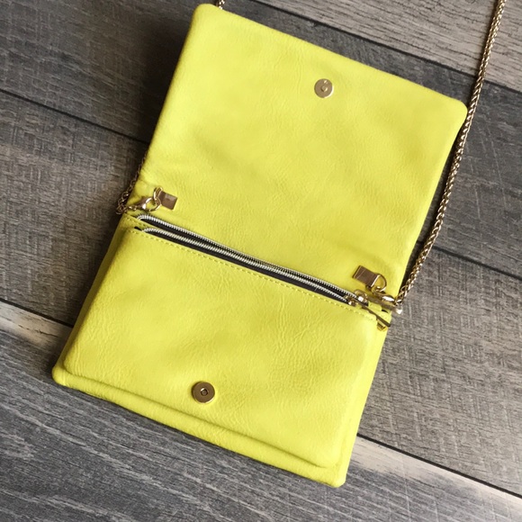 Street Level Yellow Convertible Crossbody - Picture 4 of 12